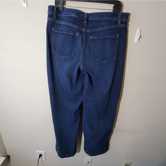 LANE Bryant‎ flex magic waistband mid rise wide leg jeans plus size 14 - Picture 4 of 7